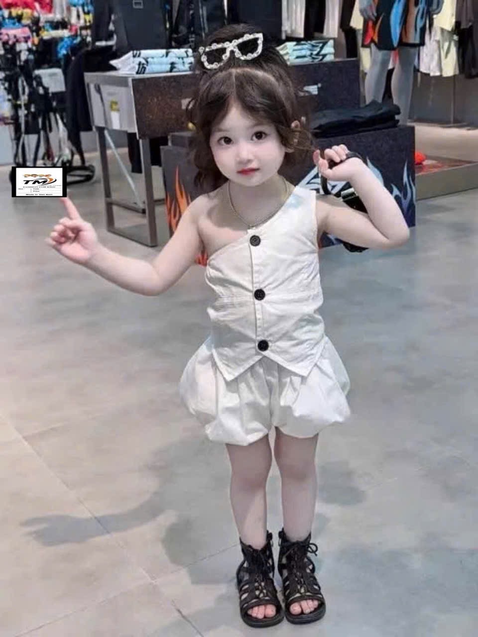 Sét bộ gió quần bồng bé gái