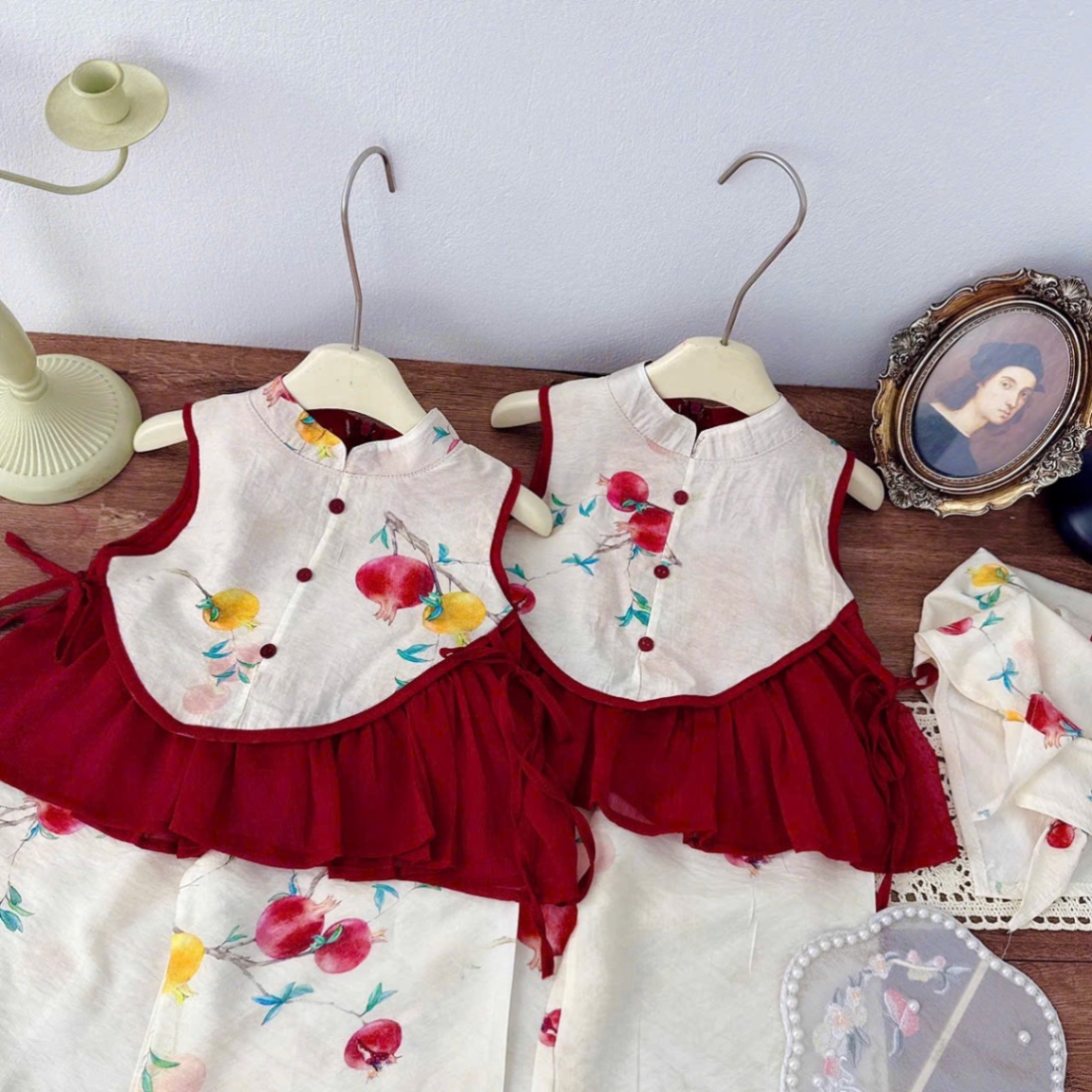 Sét bộ quả lựu bé gái