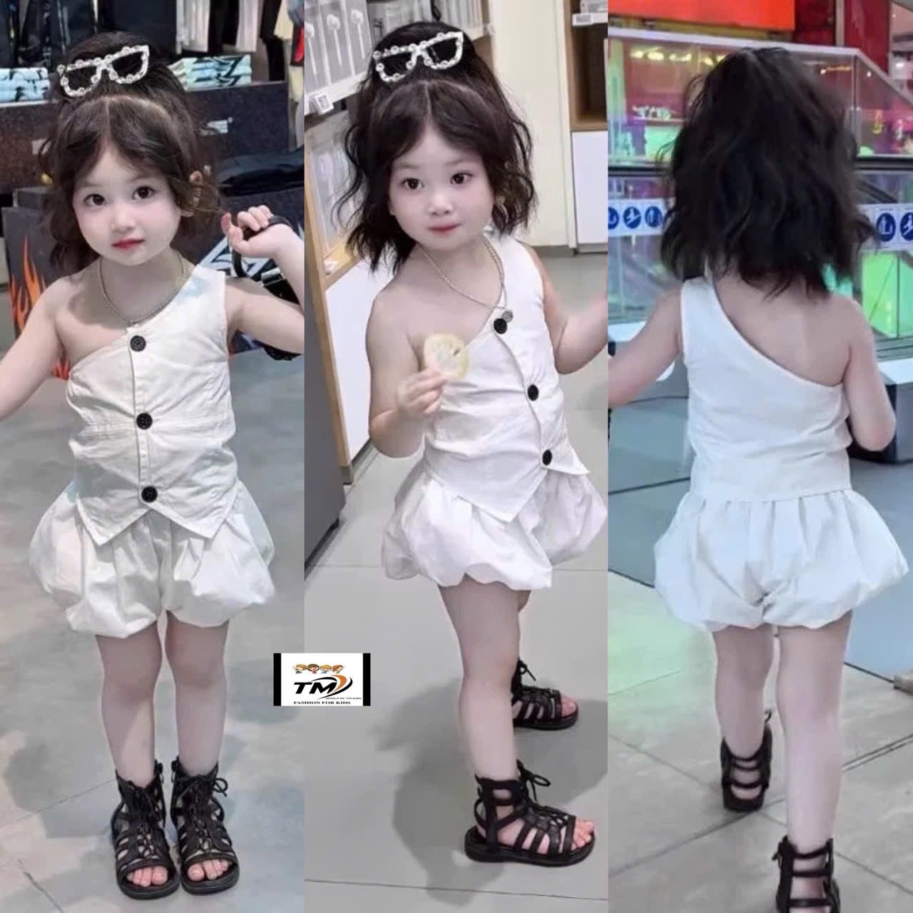 Sét bộ gió quần bồng bé gái