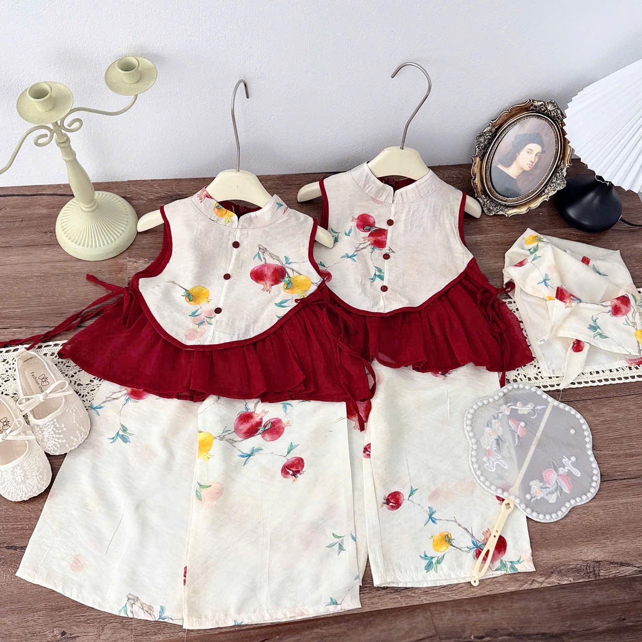 Sét bộ quả lựu bé gái