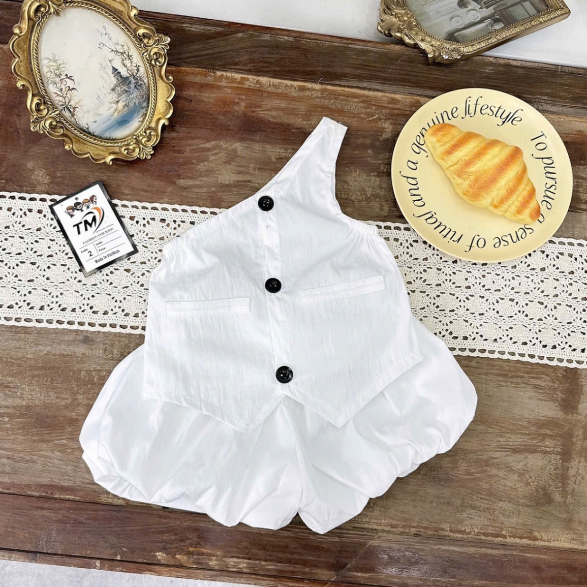 Sét bộ gió quần bồng bé gái