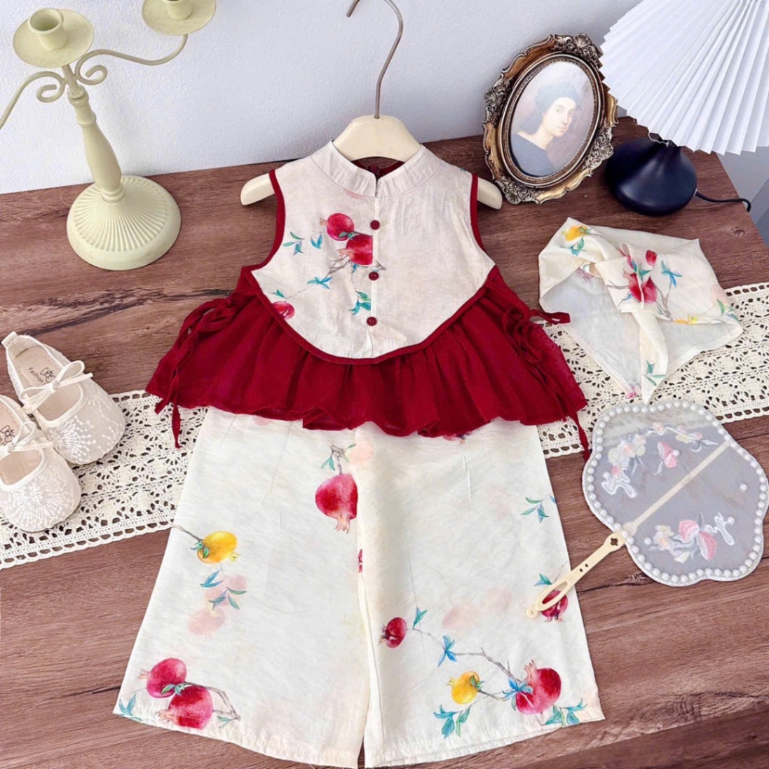 Sét bộ quả lựu bé gái