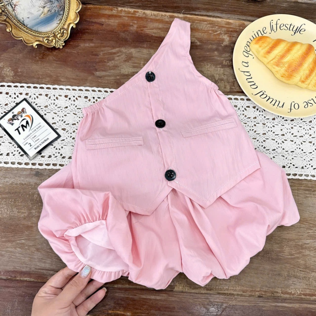 Sét bộ gió quần bồng bé gái