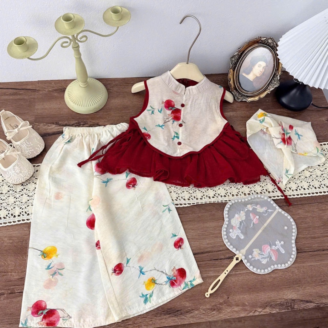 Sét bộ quả lựu bé gái