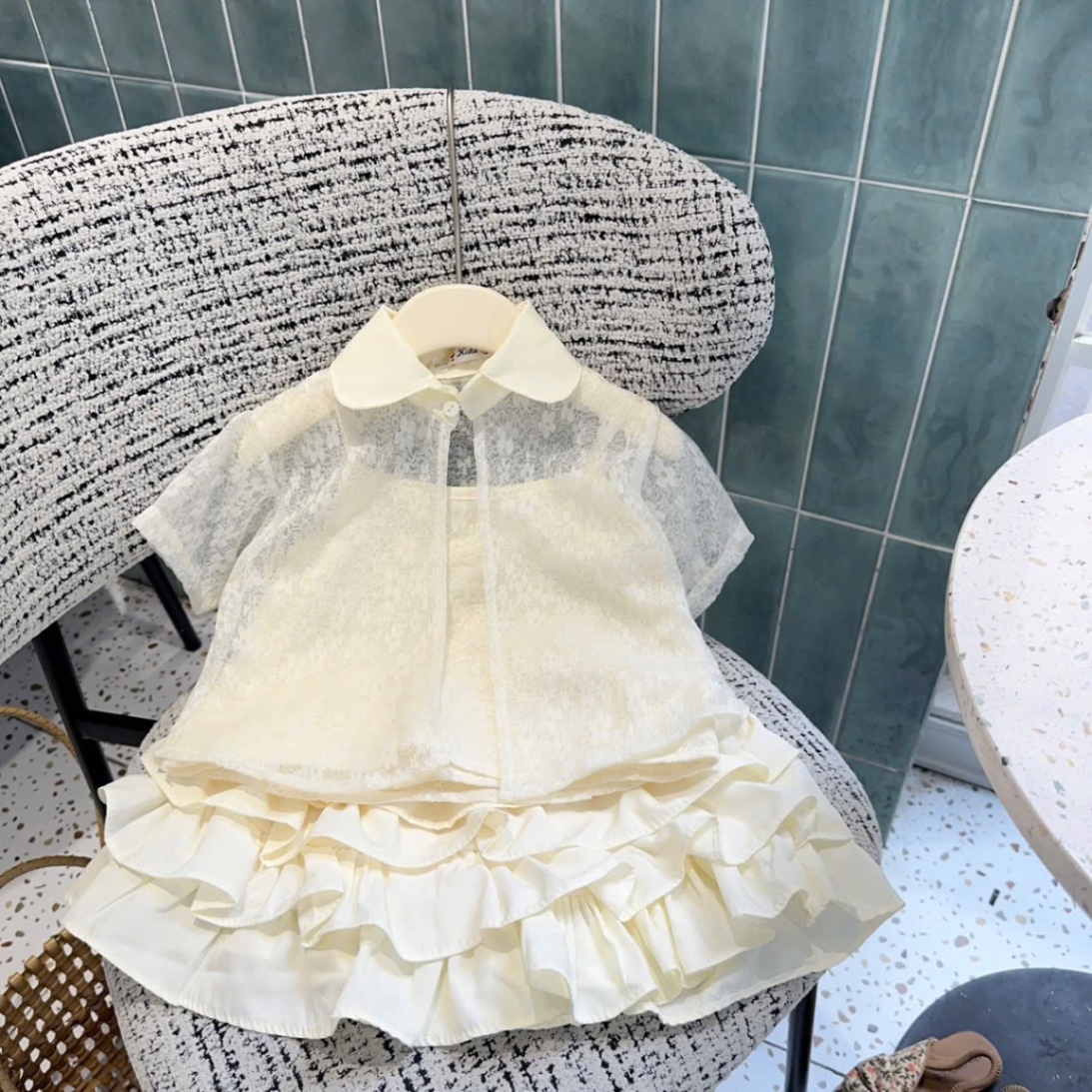 Sét ren sn 3 chi tiết bé gái