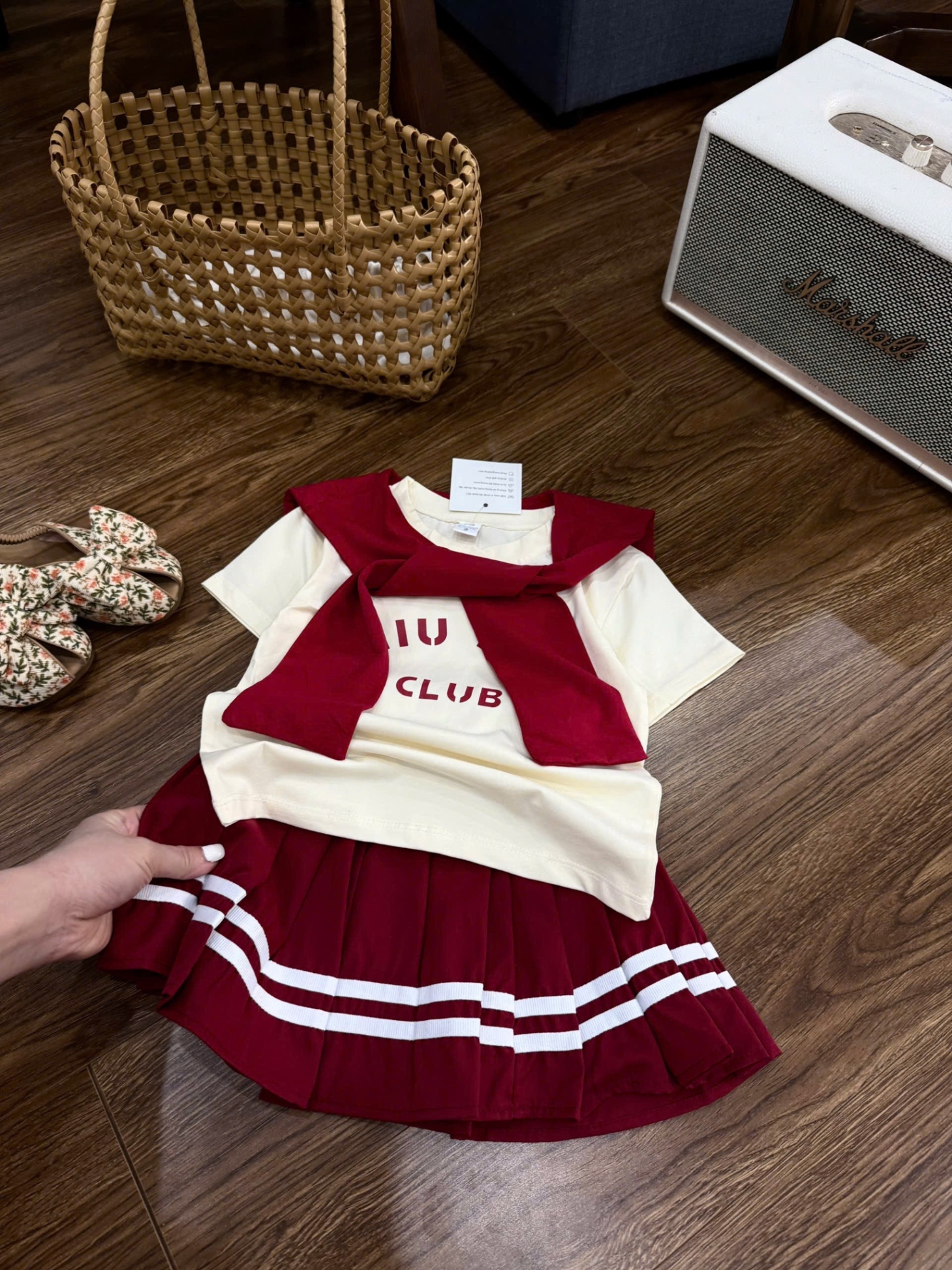 Sét bộ miu cv dập ly bé gái