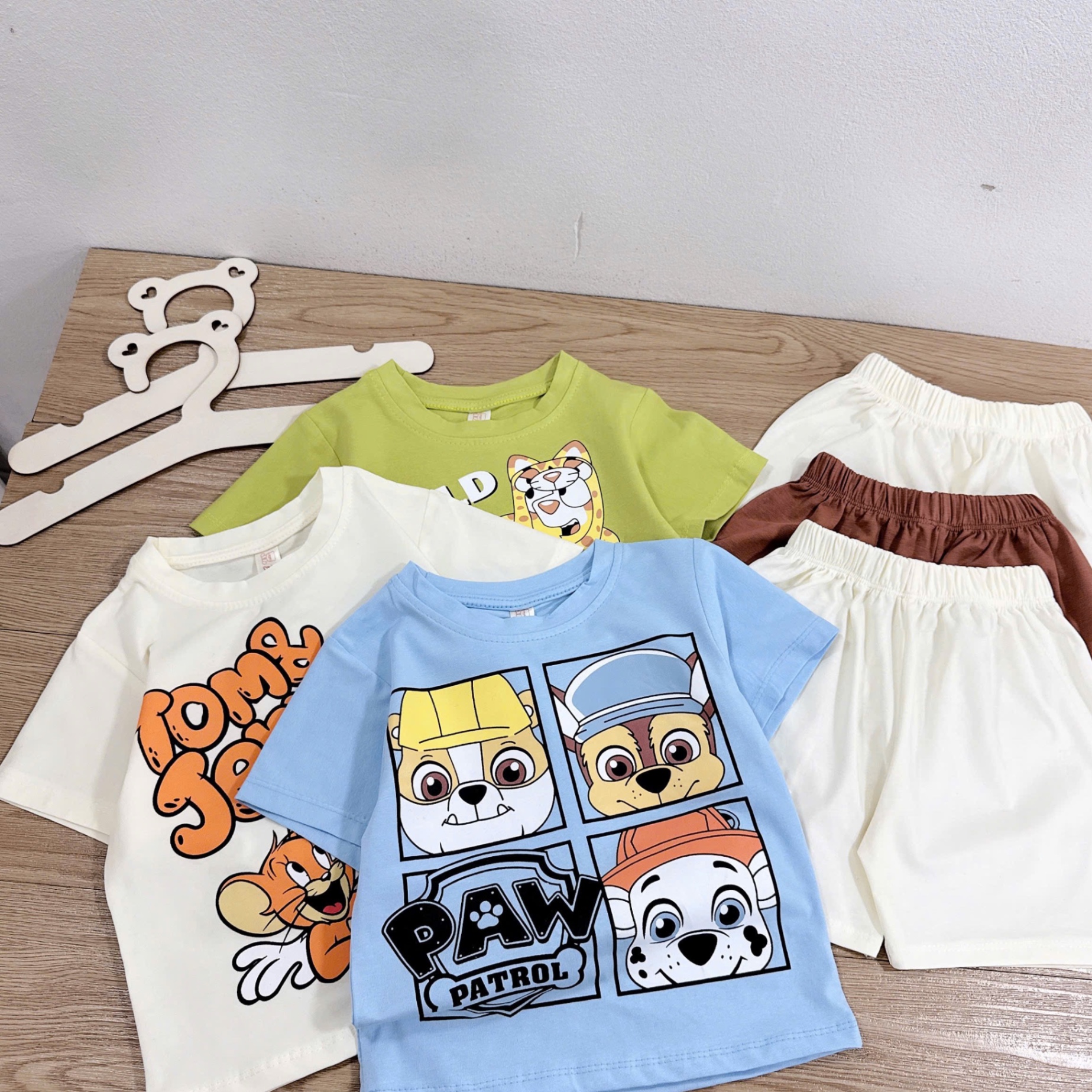 Sét 3b cotton hình cho bé trai