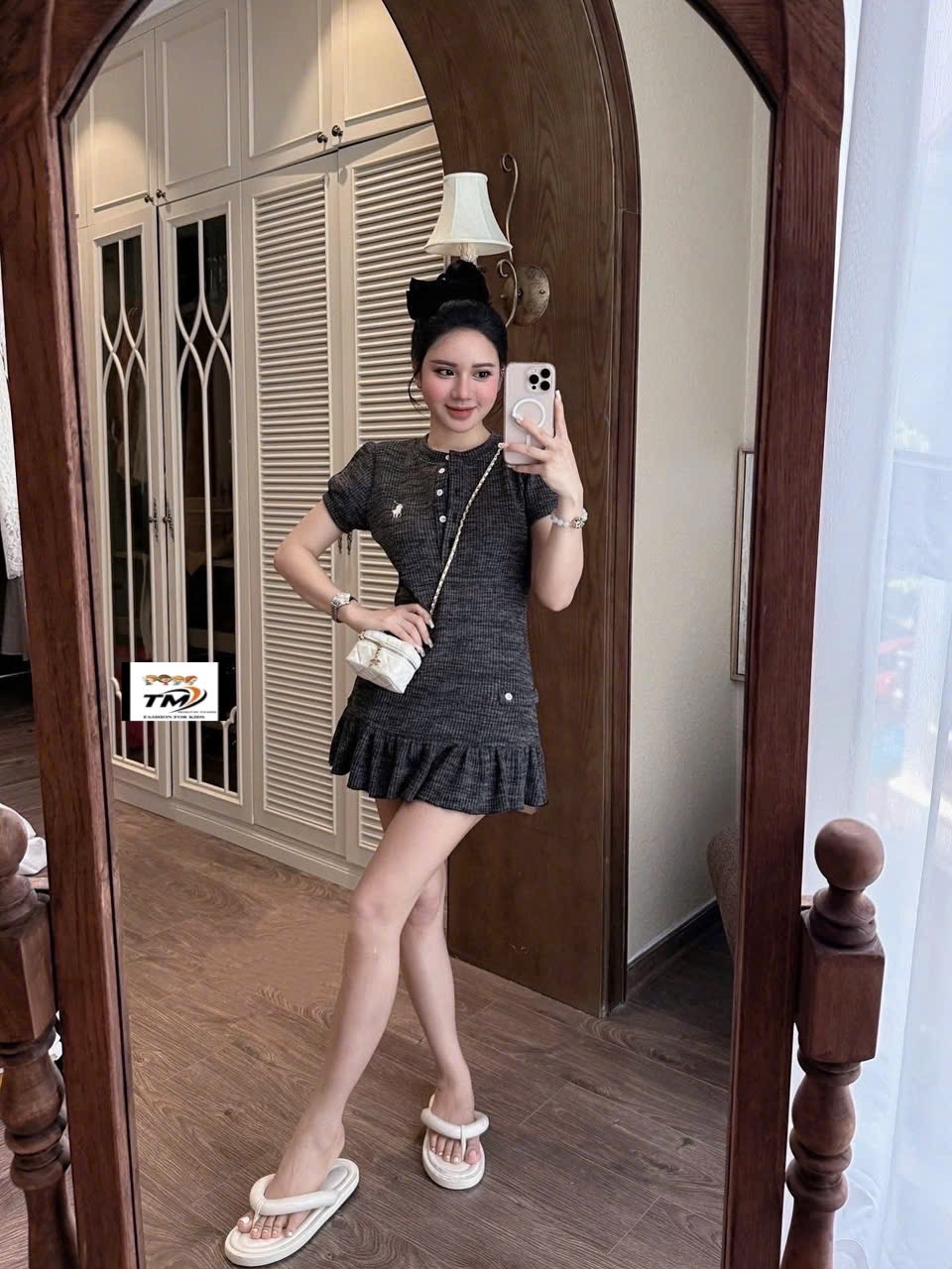 Sét váy len body bé gái