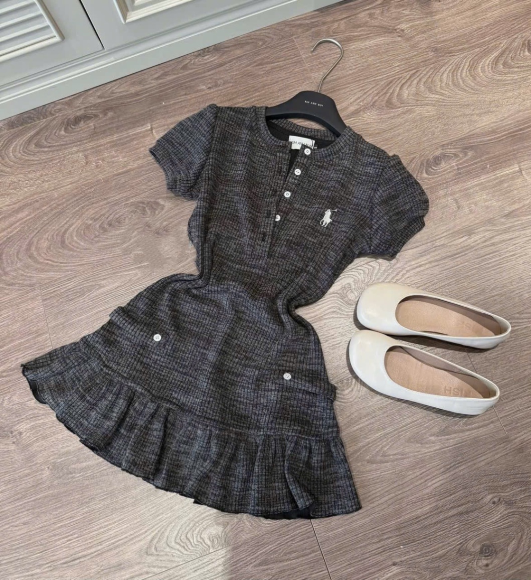 Sét váy len body bé gái