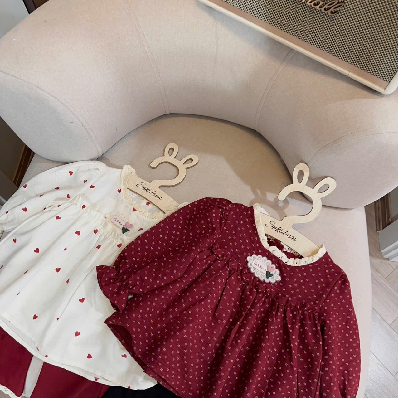 Sét áo babydoll quần loe sn cho bé gái