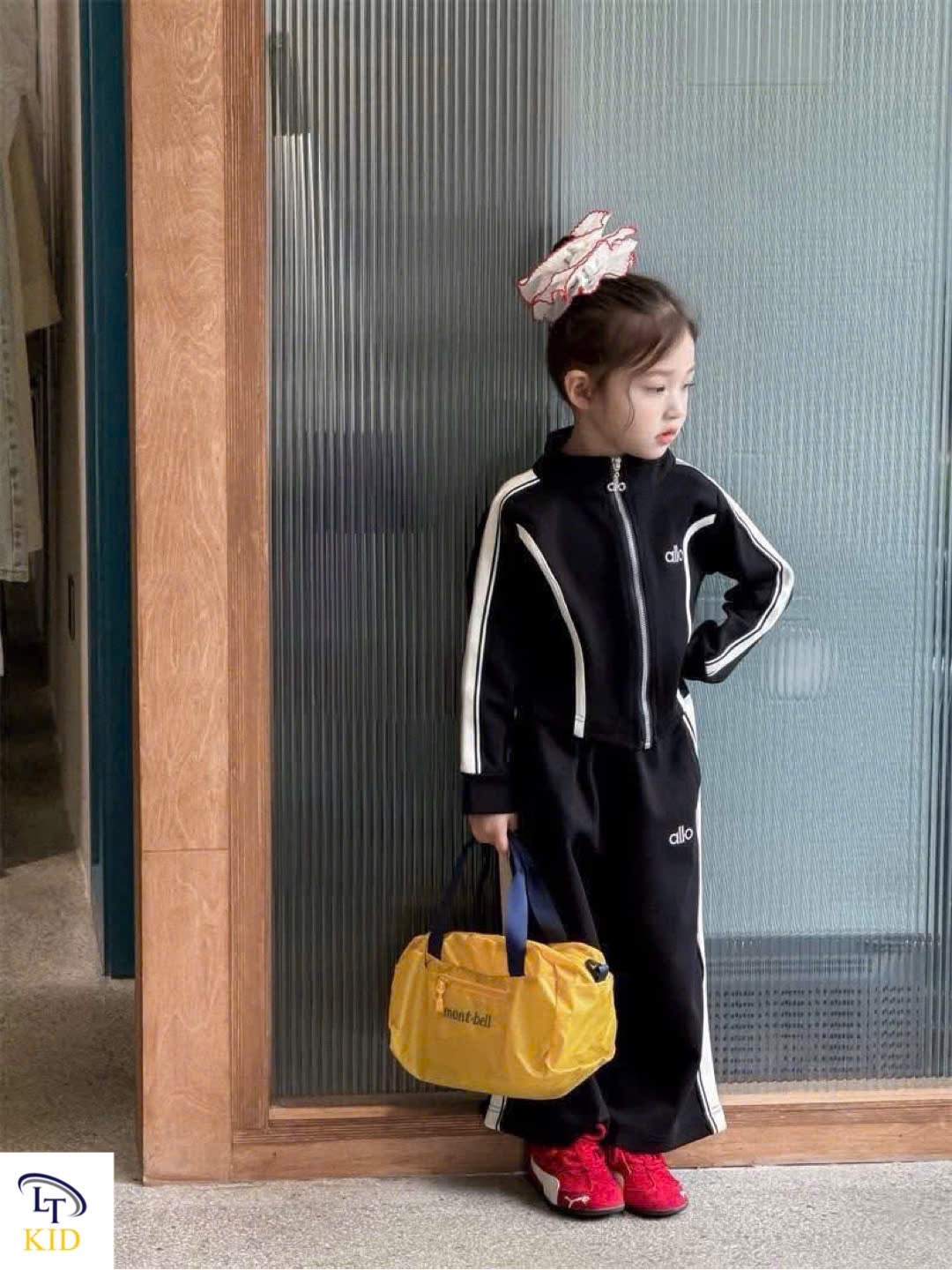 Sét bộ alo kéo khoá dài bé gái