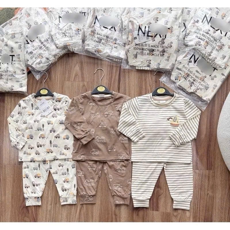 Sét 3b oto dài tay cho bé trai