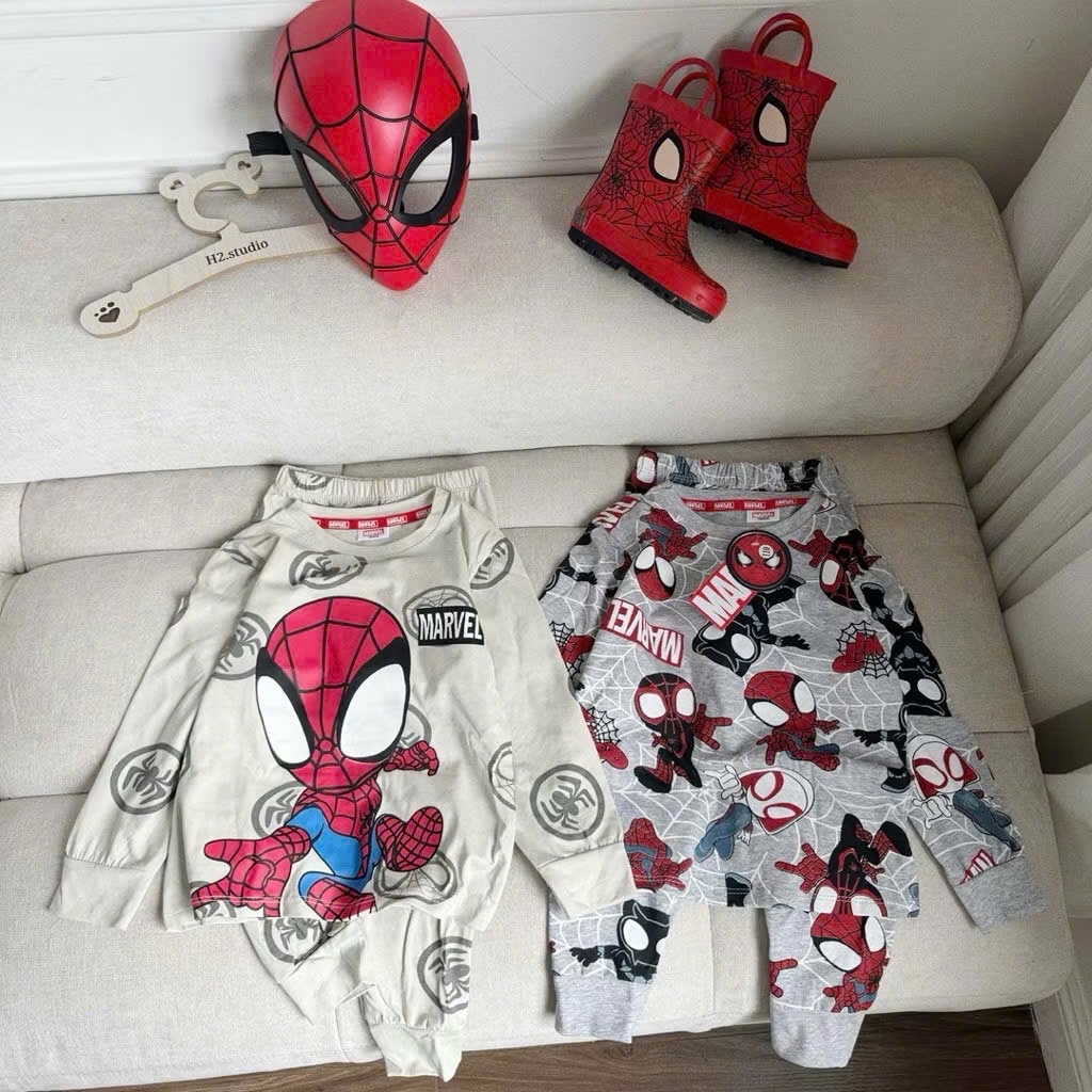 Sét 2 bộ dài tay siêu nhân bé trái