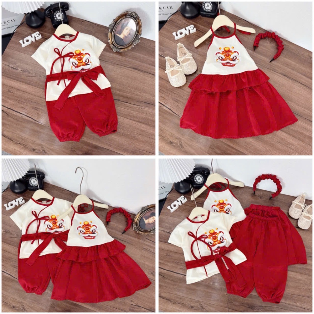 Sét đầu lân cho bé trai gái