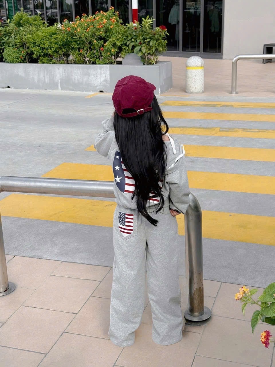 Sét bộ cờ mũ quần xuông bé gái