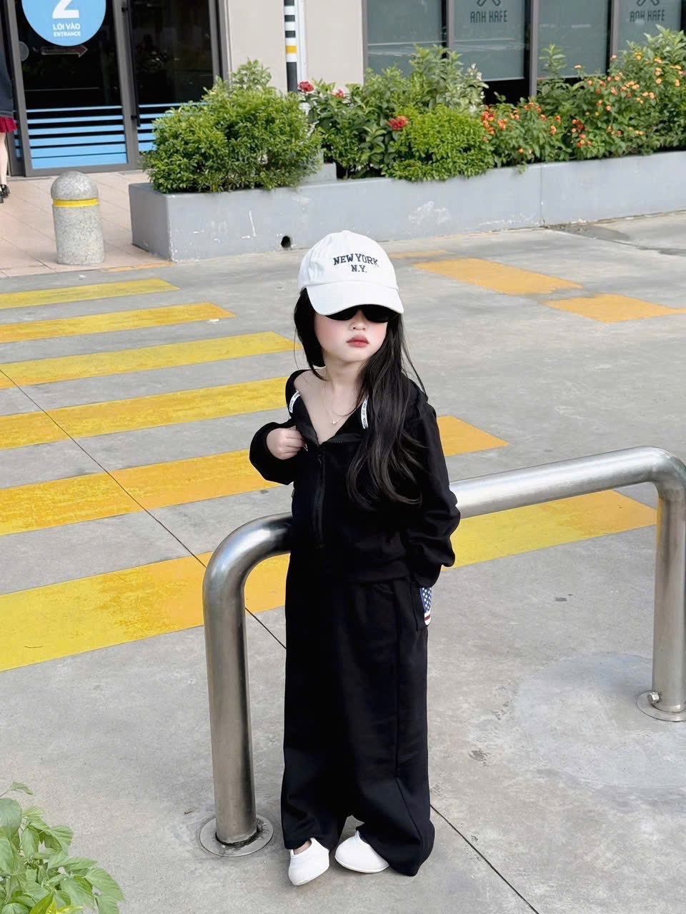 Sét bộ cờ mũ quần xuông bé gái