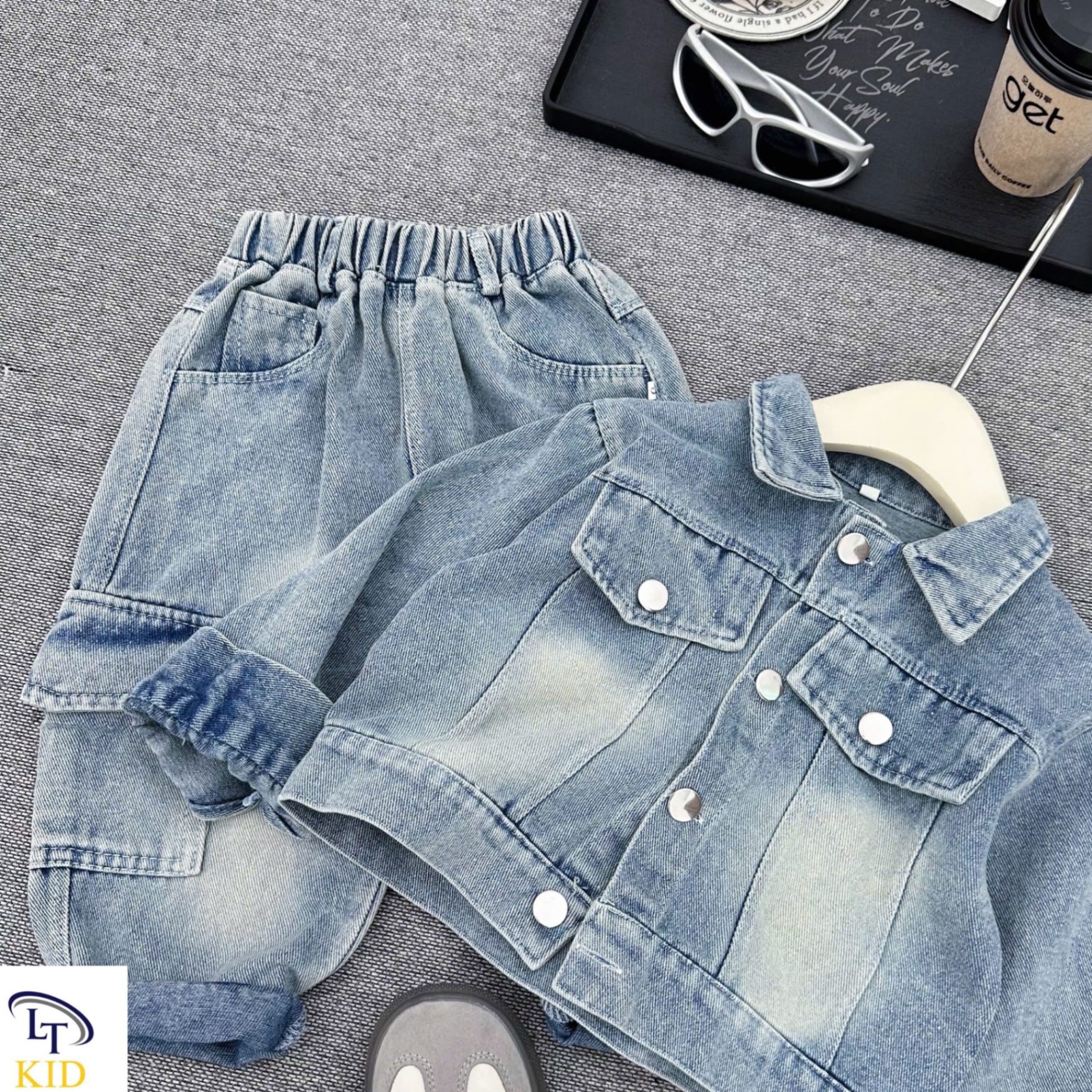 Sét bộ bò dài tay bé trai lt