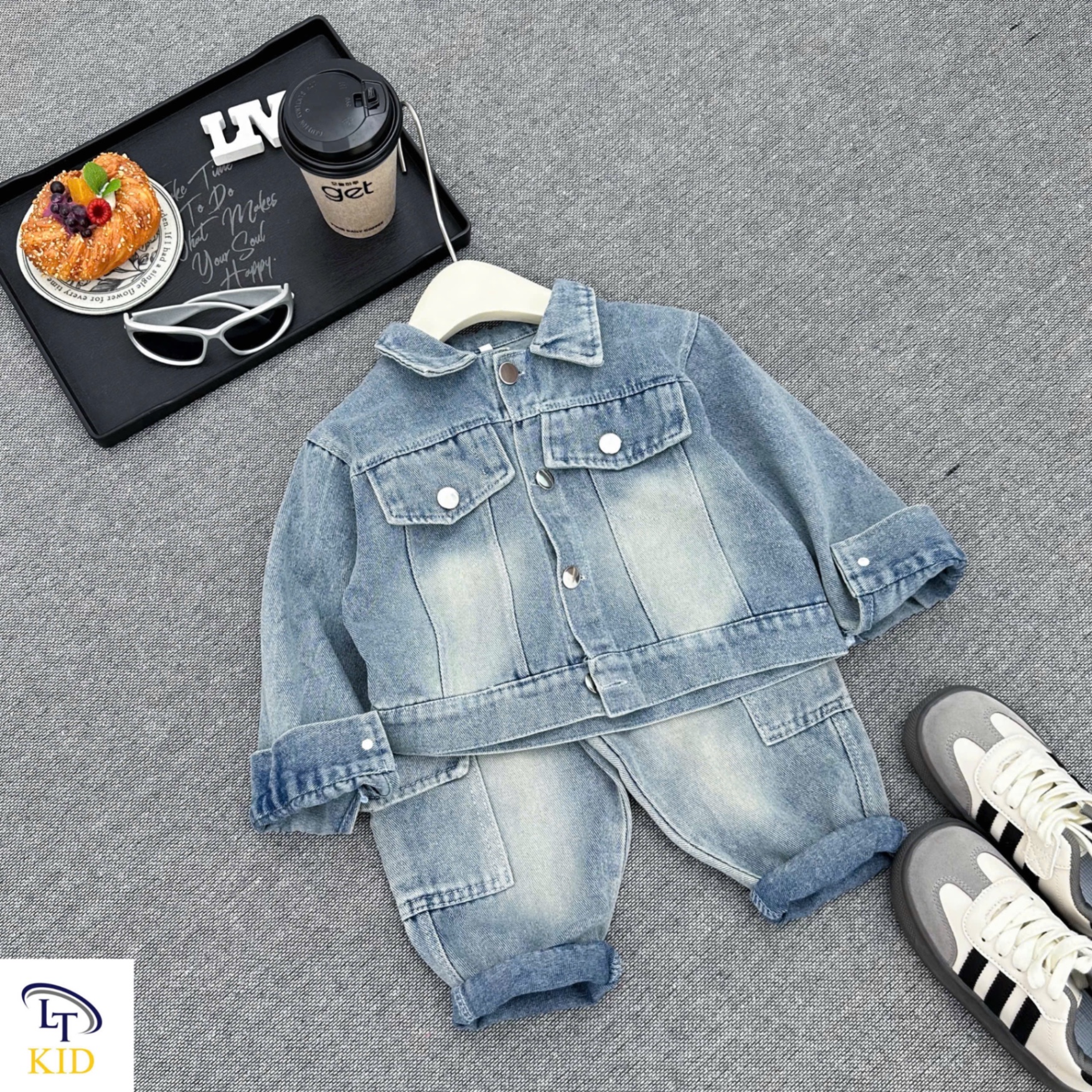 Sét bộ bò dài tay bé trai lt