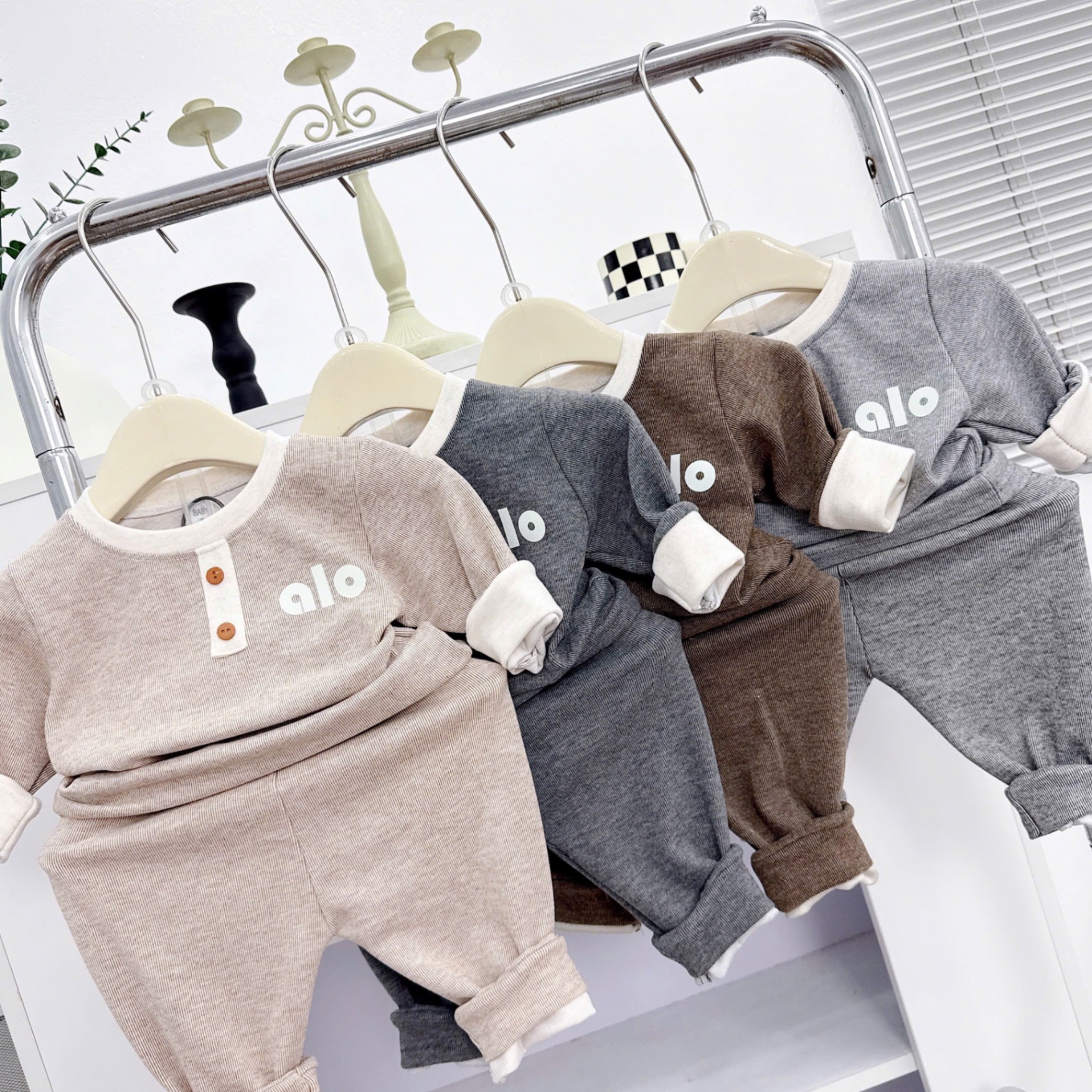 Sét bộ tăm thỏ alo 1-5 cho bé