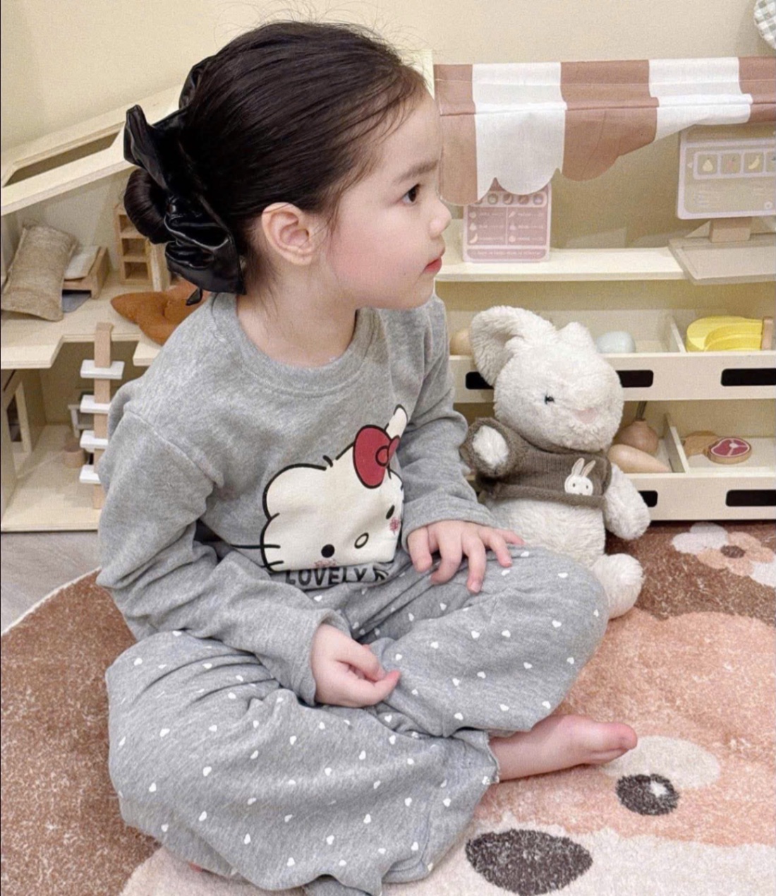 sét bộ kitty size nhỡ 5 màu cho bé gái