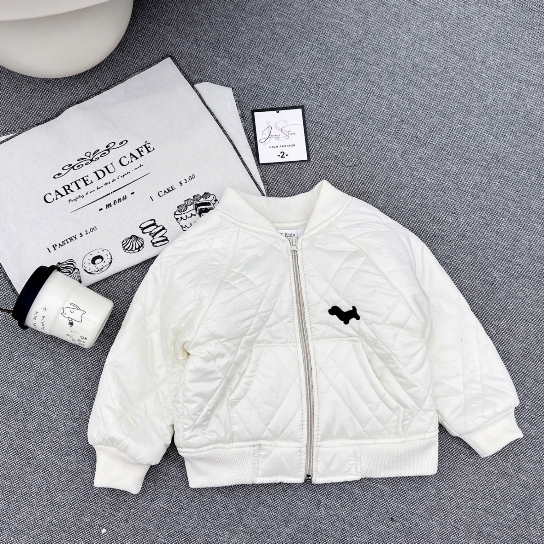 Áo phao trần bông cho bé trai gái