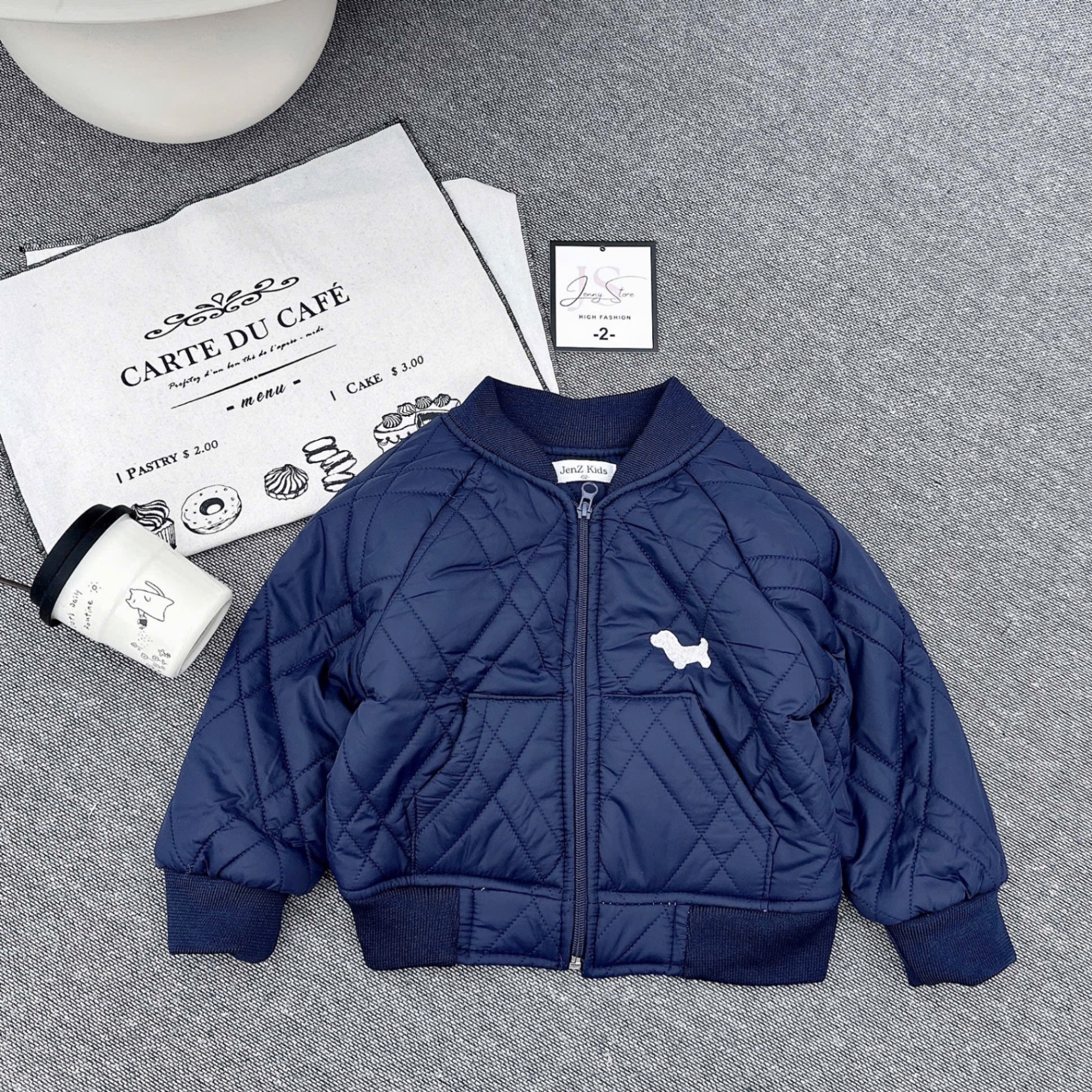 Áo phao trần bông cho bé trai gái