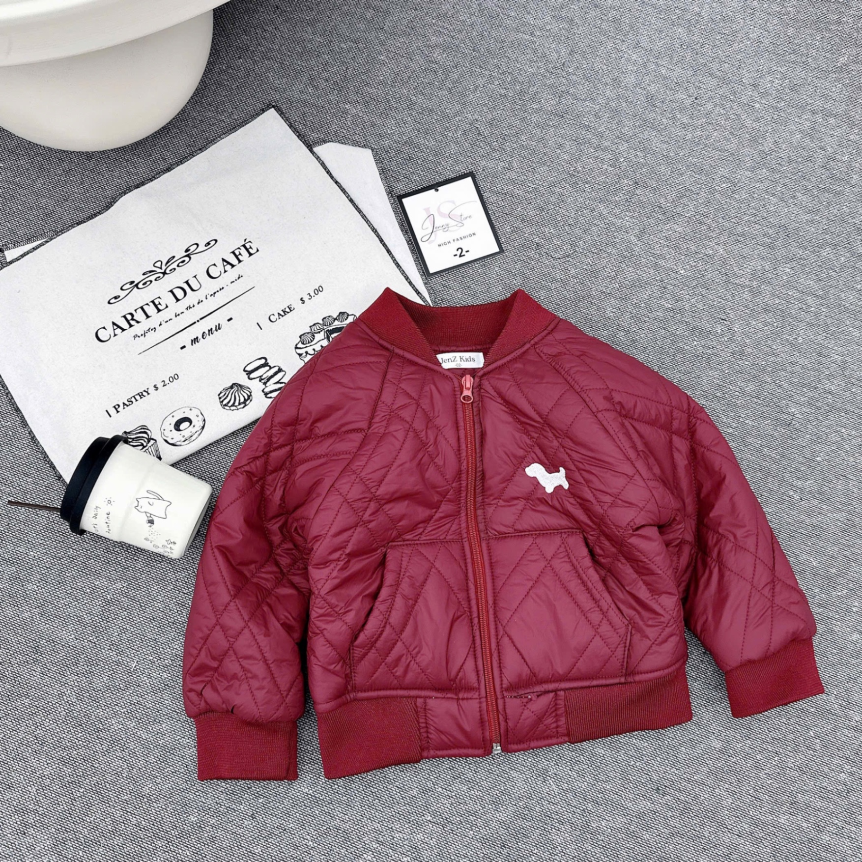 Áo phao trần bông cho bé trai gái