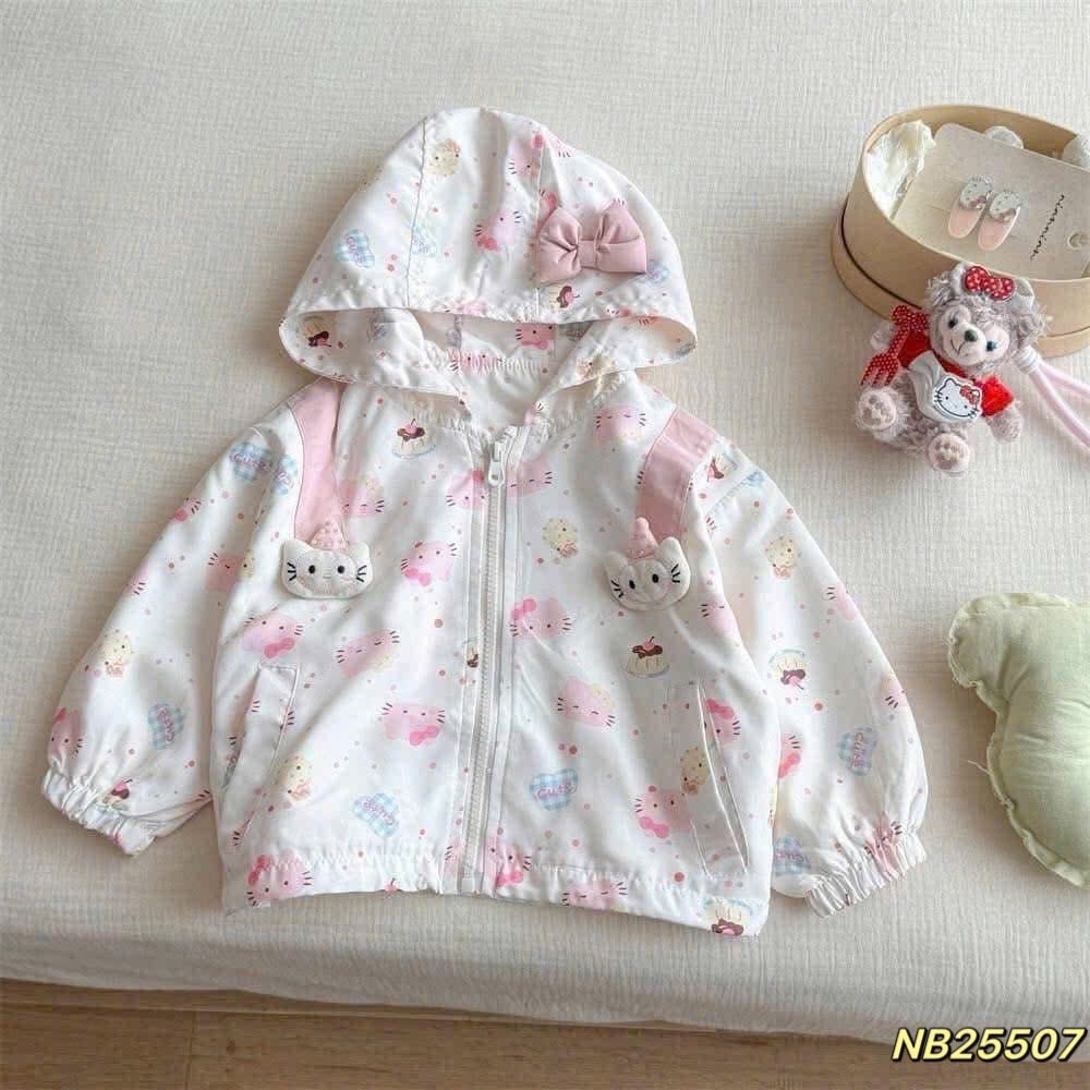 Áo gió kitty bé gái