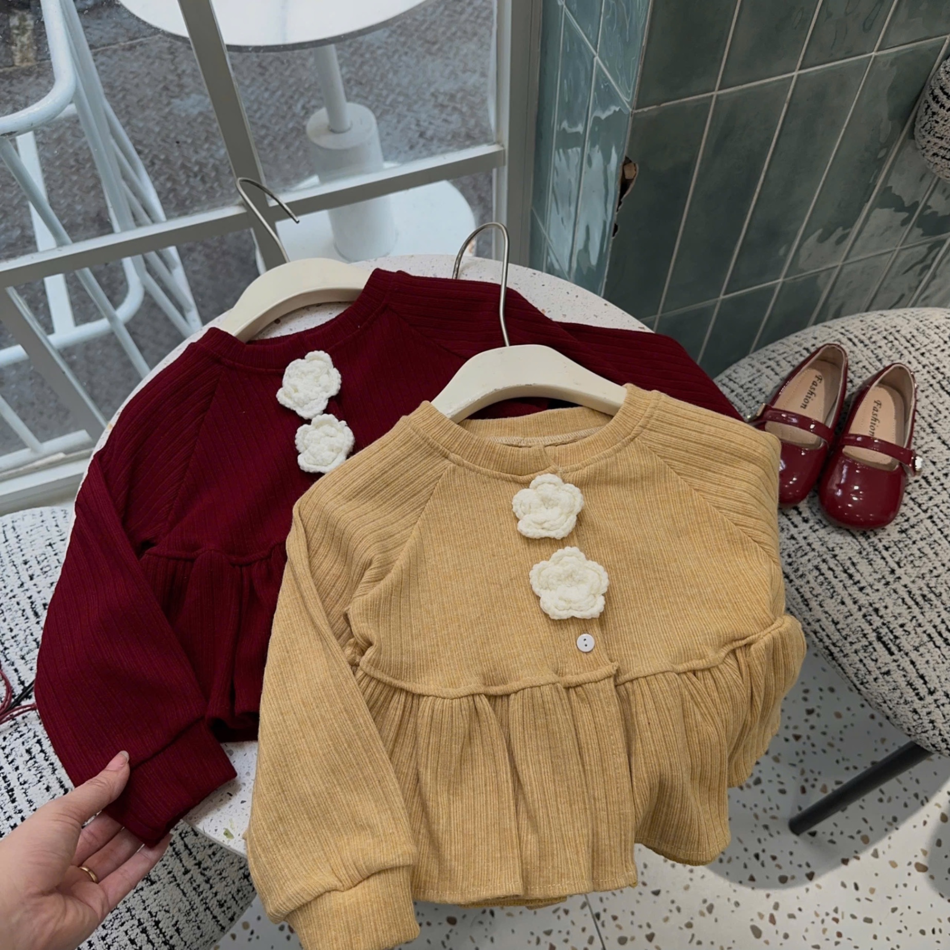 Sét len cúc hoa cv tầng bé gái