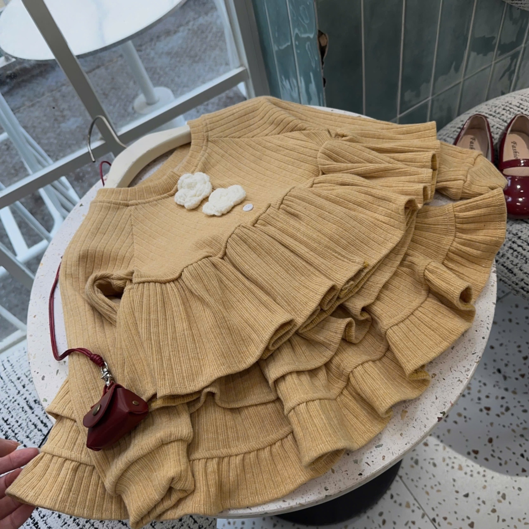 Sét len cúc hoa cv tầng bé gái