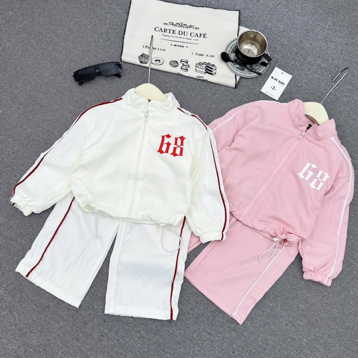 Bộ gió G8 dài tay bé gái