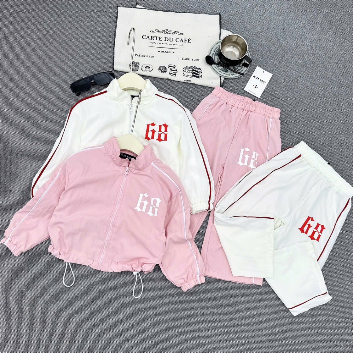 Bộ gió G8 dài tay bé gái