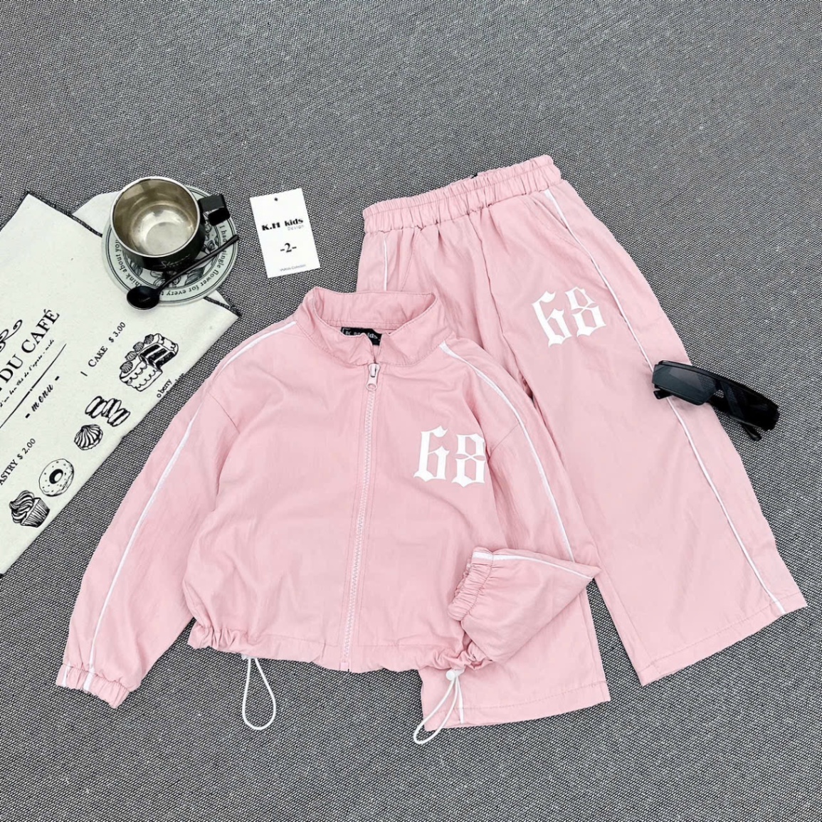 Bộ gió G8 dài tay bé gái