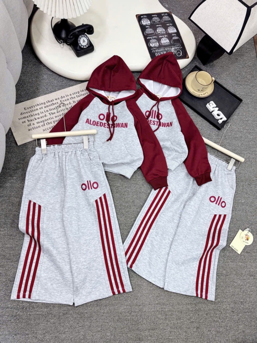 Sét bộ ollo size nhỡ bé gái