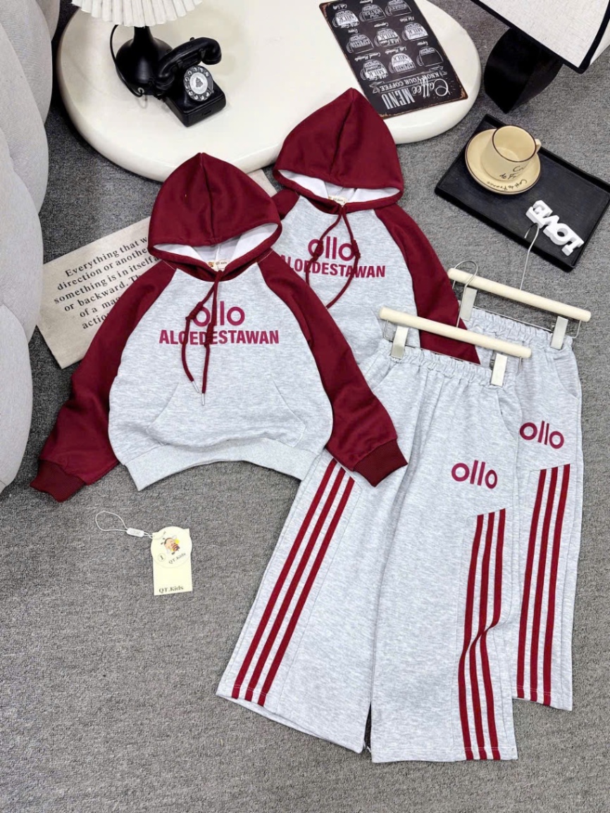 Sét bộ ollo size nhỡ bé gái