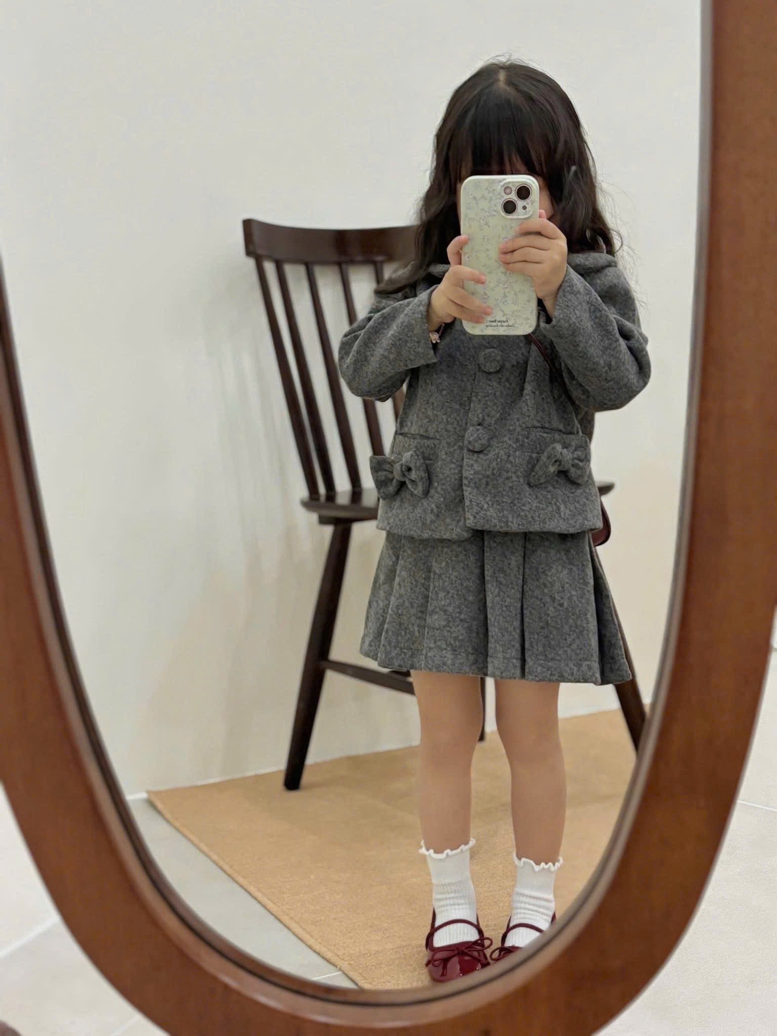 Sét dạ nơ túi cv bé gái