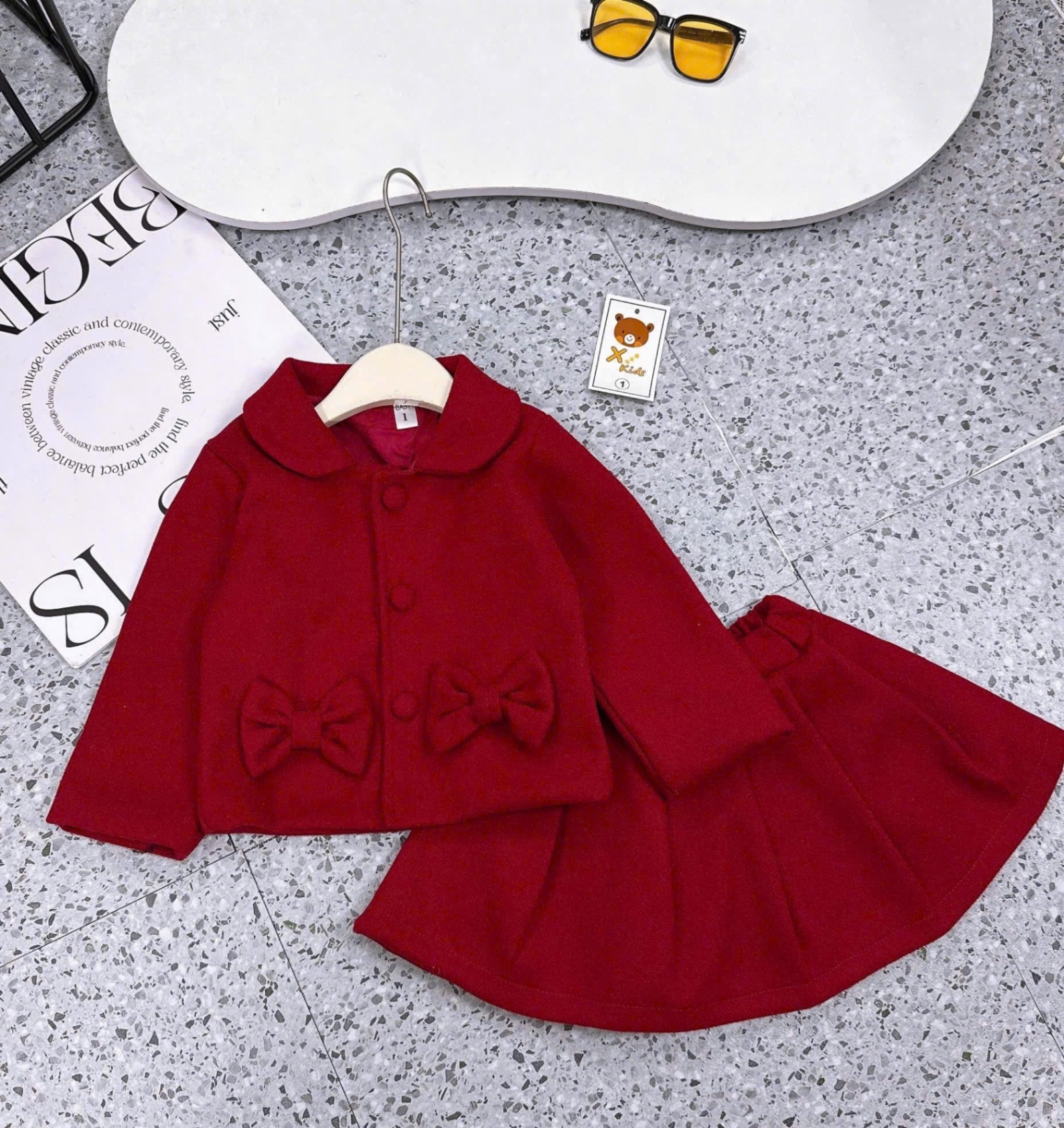 Sét dạ nơ túi cv bé gái