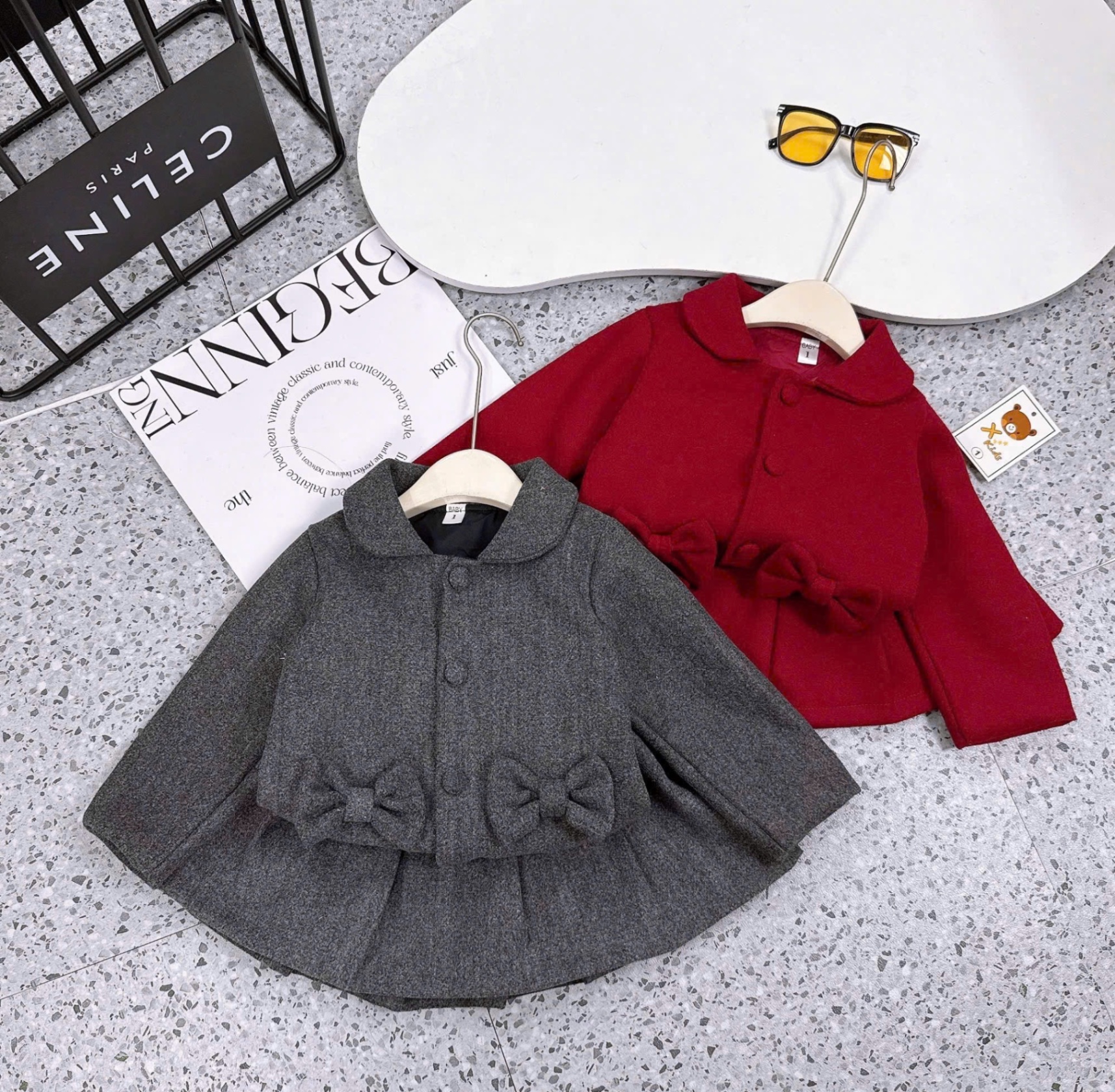 Sét dạ nơ túi cv bé gái