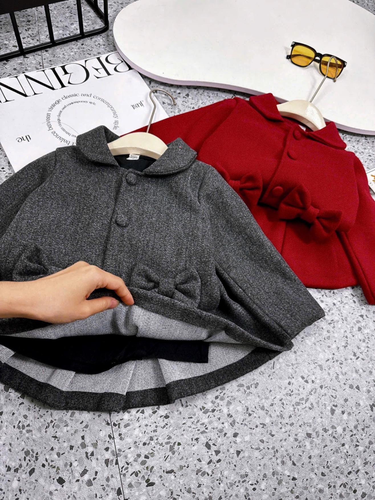 Sét dạ nơ túi cv bé gái