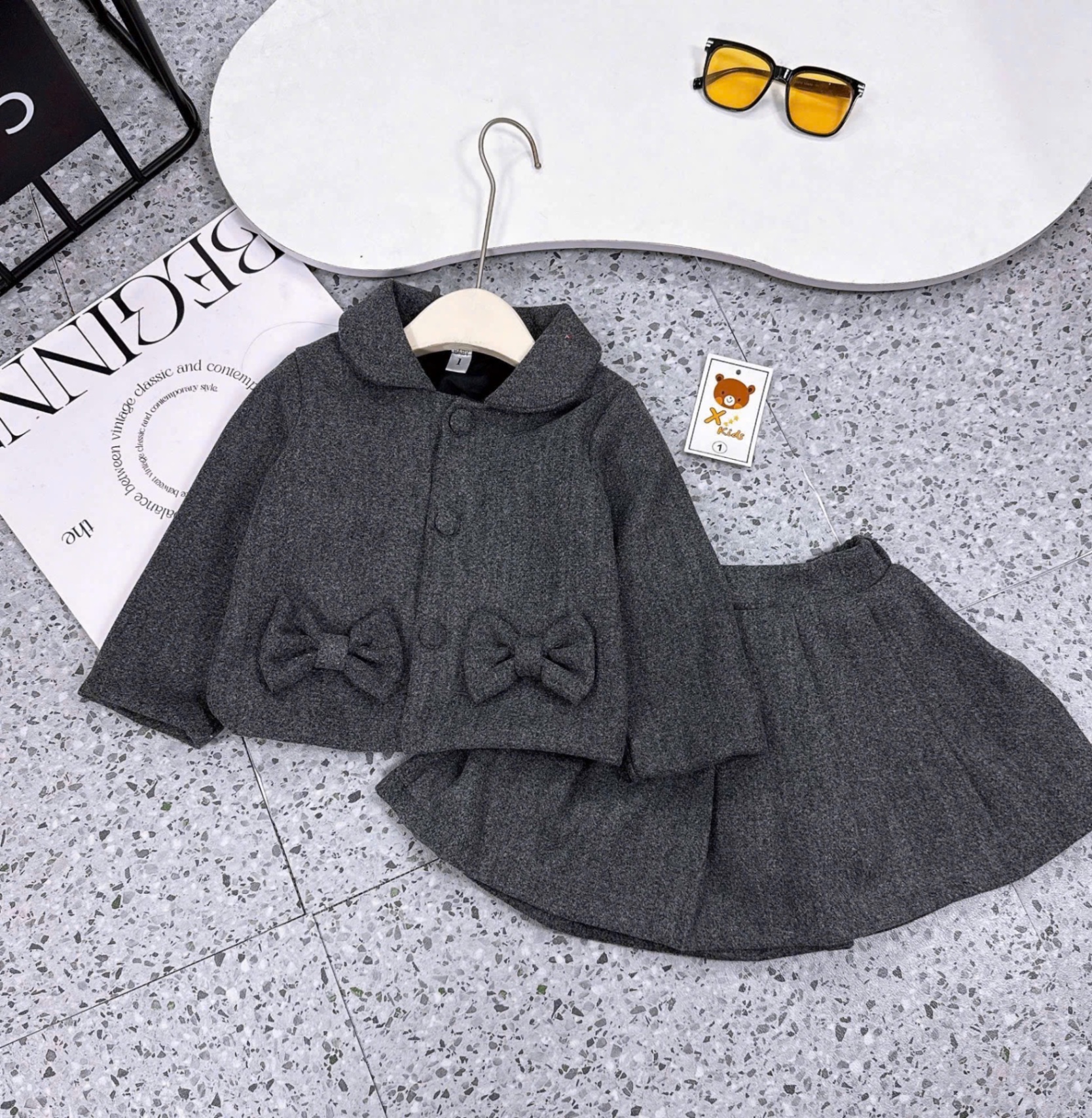 Sét dạ nơ túi cv bé gái