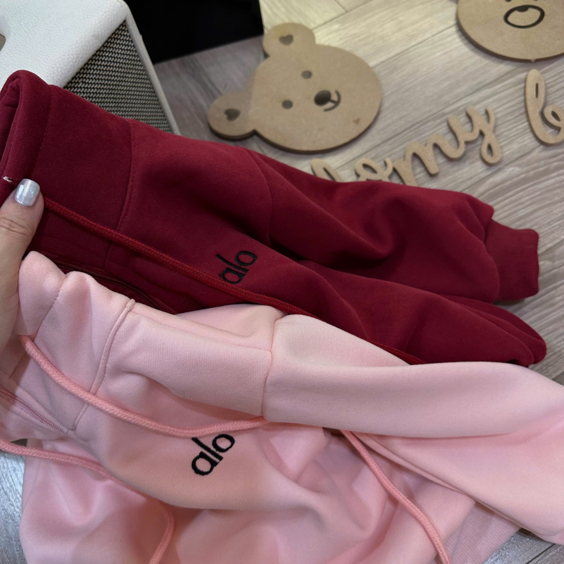 Bộ nỉ lót lông mịn alo quần xuông bé gái