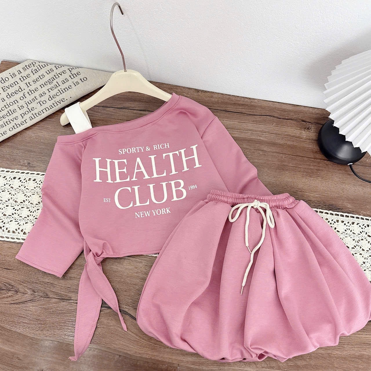 Sét bộ club quần bồng bé gái