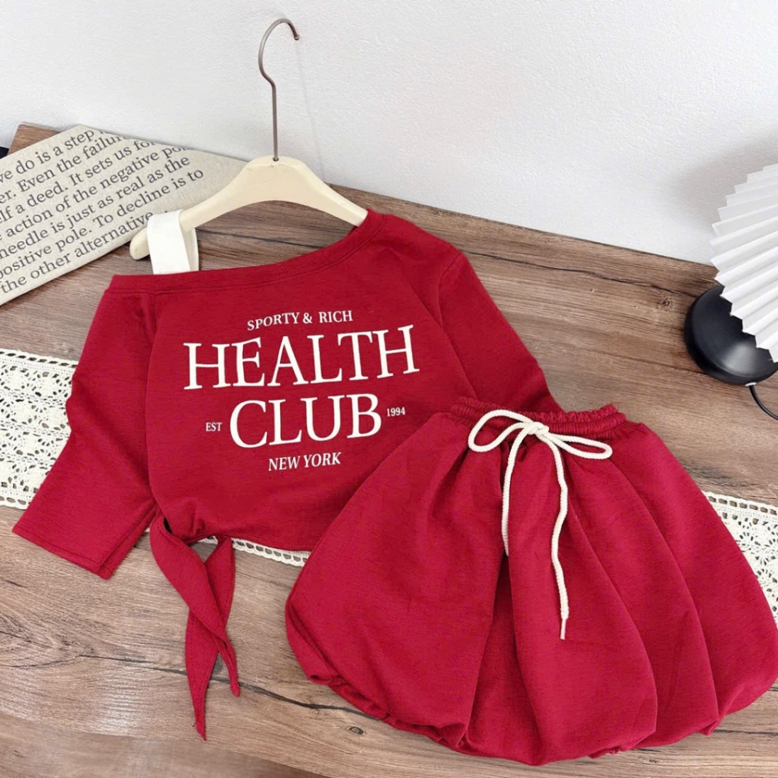 Sét bộ club quần bồng bé gái