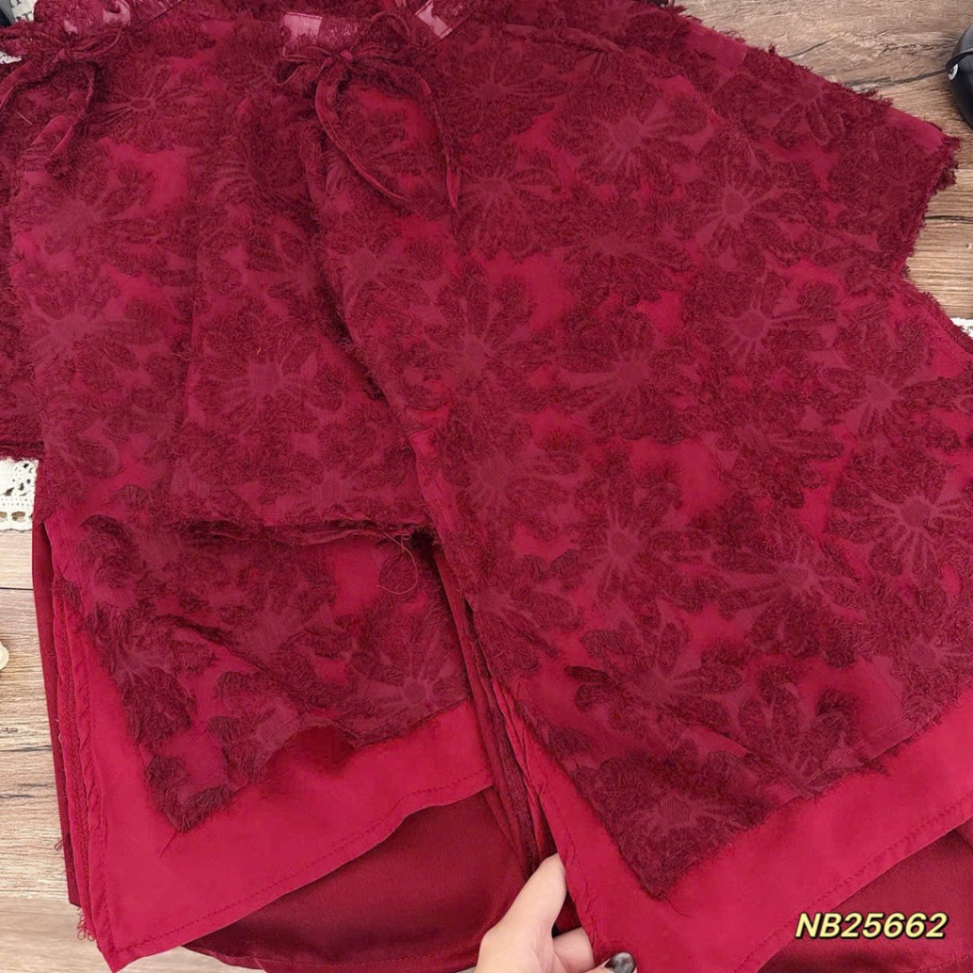 Sét áo dài lông mịn nb bé gái