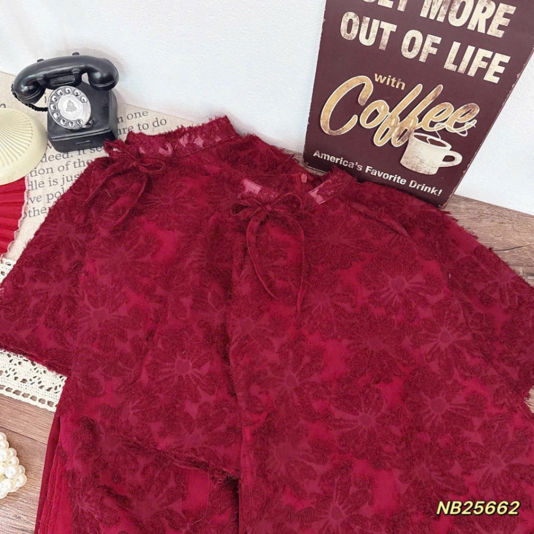 Sét áo dài lông mịn nb bé gái