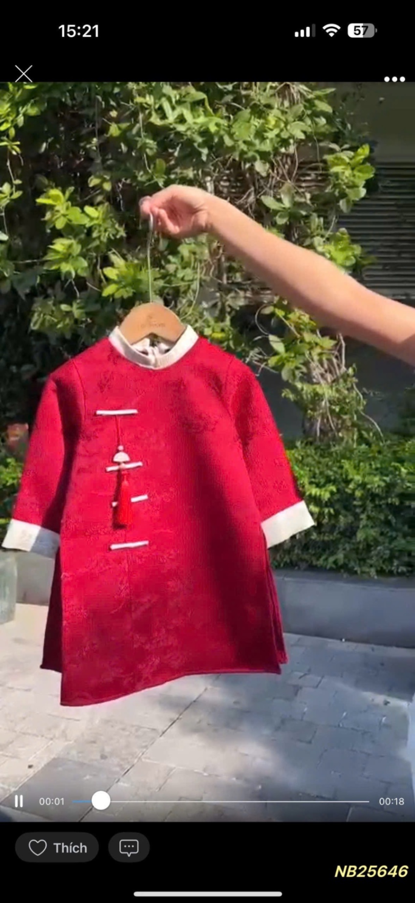 Áo dài lụa gấm đẹp ( không quần) nb cho bé trai