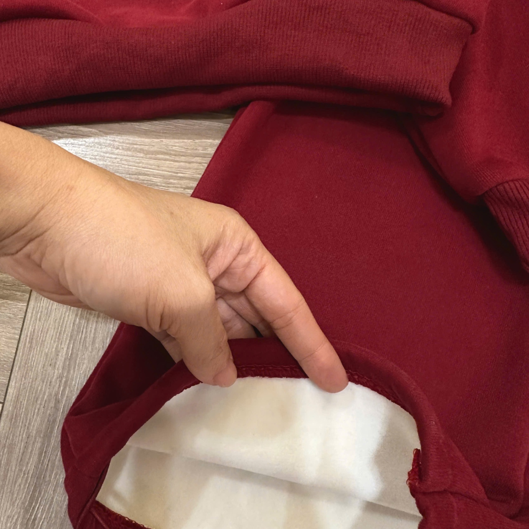 Sét bộ nỉ lót lông mịn kitty đỏ quần xuông bé gái