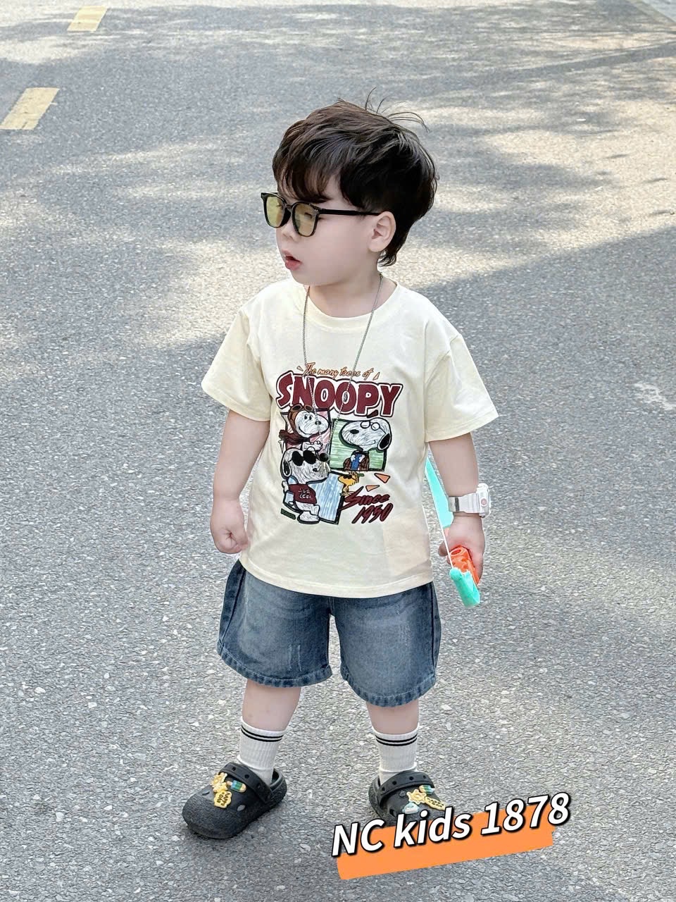 Bộ áo cotton snoopy quần