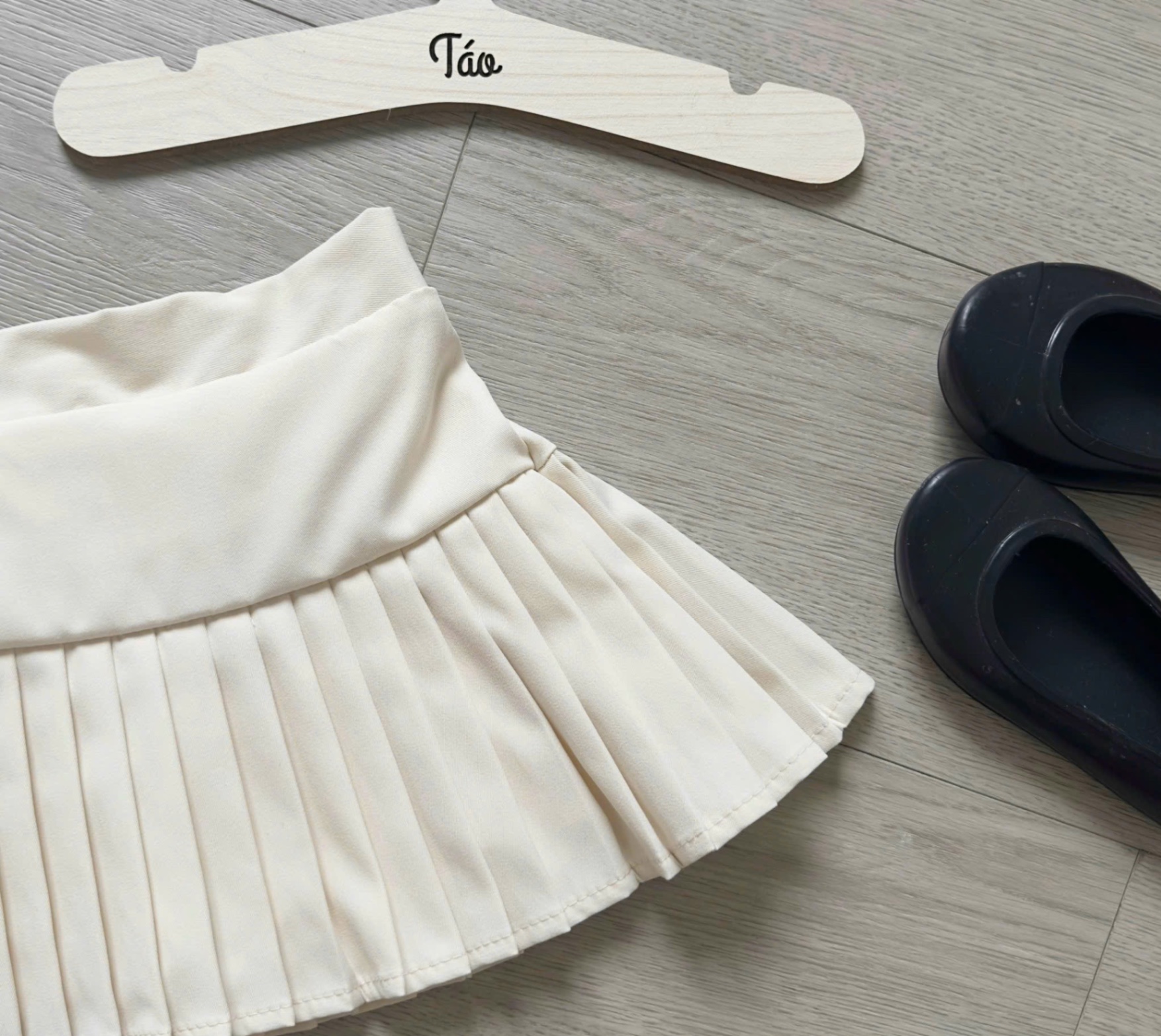 Sét áo hồng cv dập ly bé gái tk