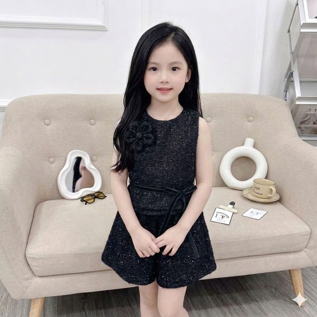 Jum kim tuyến có lót mềm bé gái